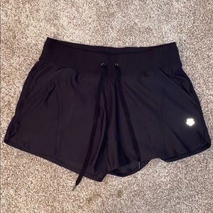 Black Runner Shorts